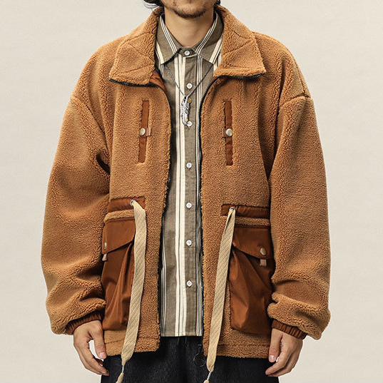 Rafael — Chaqueta Sherpa Cargo