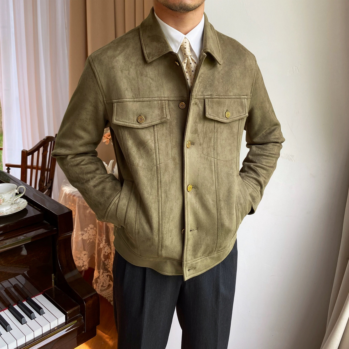 Darriem — Chaqueta de Ante