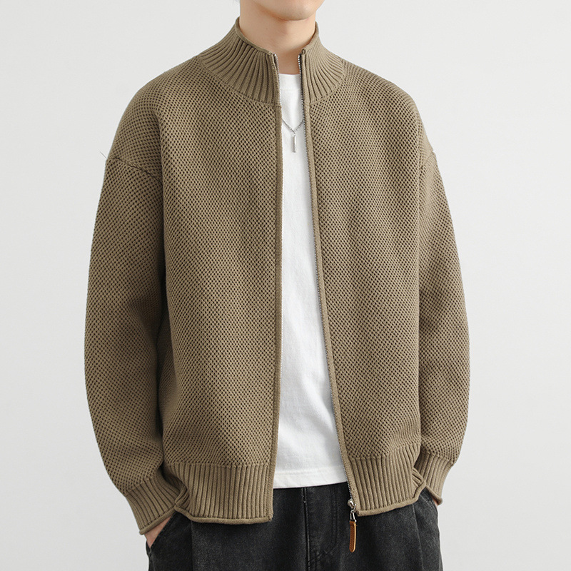 Joel — Chaqueta de Punto Waffle
