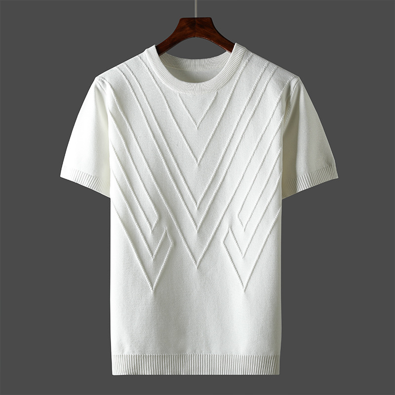 Adrik — Camiseta de Punto Geométrico