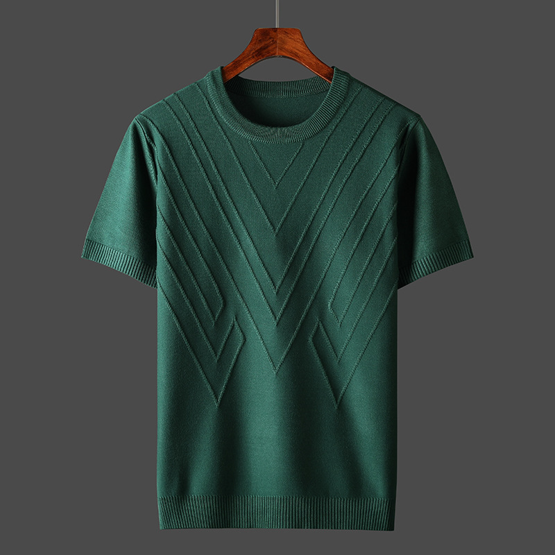 Adrik — Camiseta de Punto Geométrico