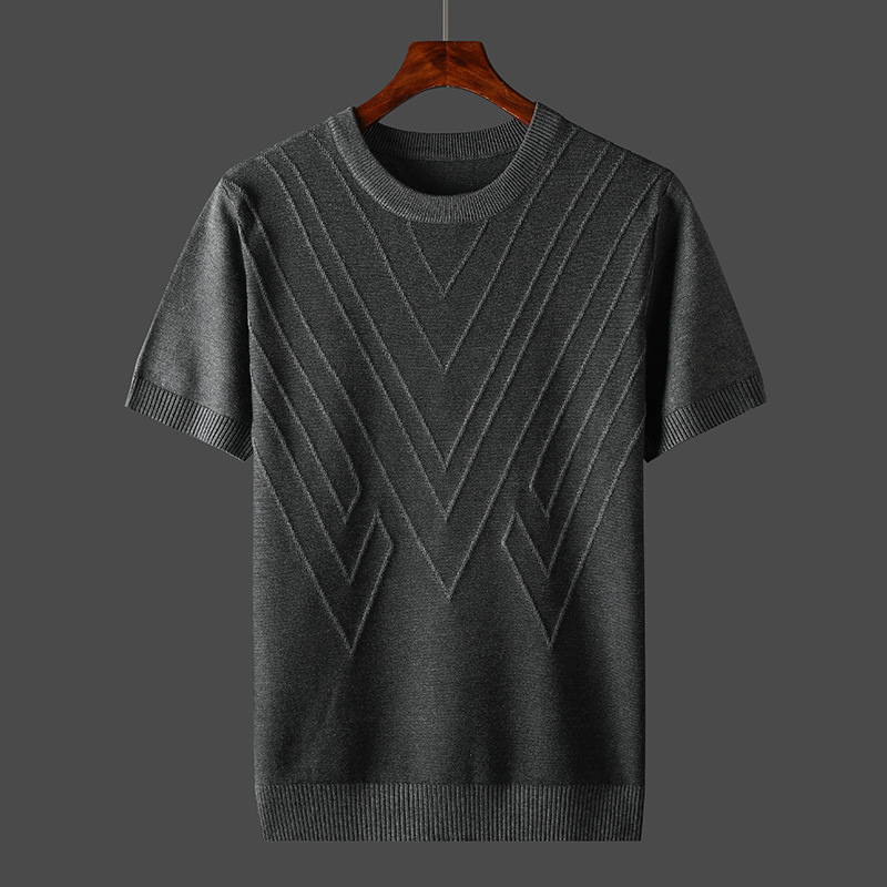 Adrik — Camiseta de Punto Geométrico