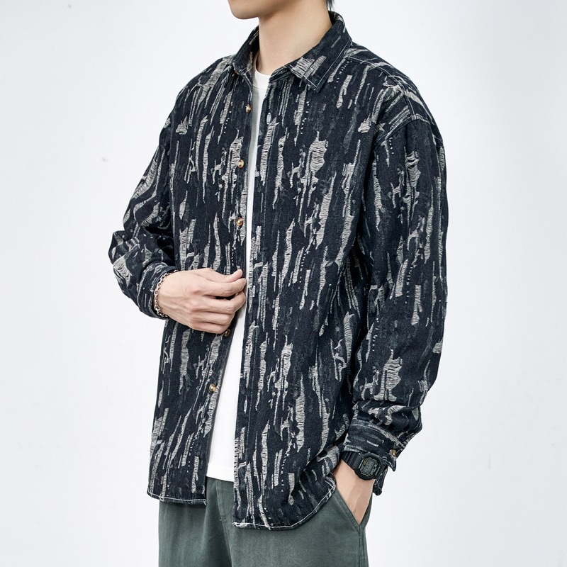 Zayre — Sobrecamisa Denim Efecto Ráfaga
