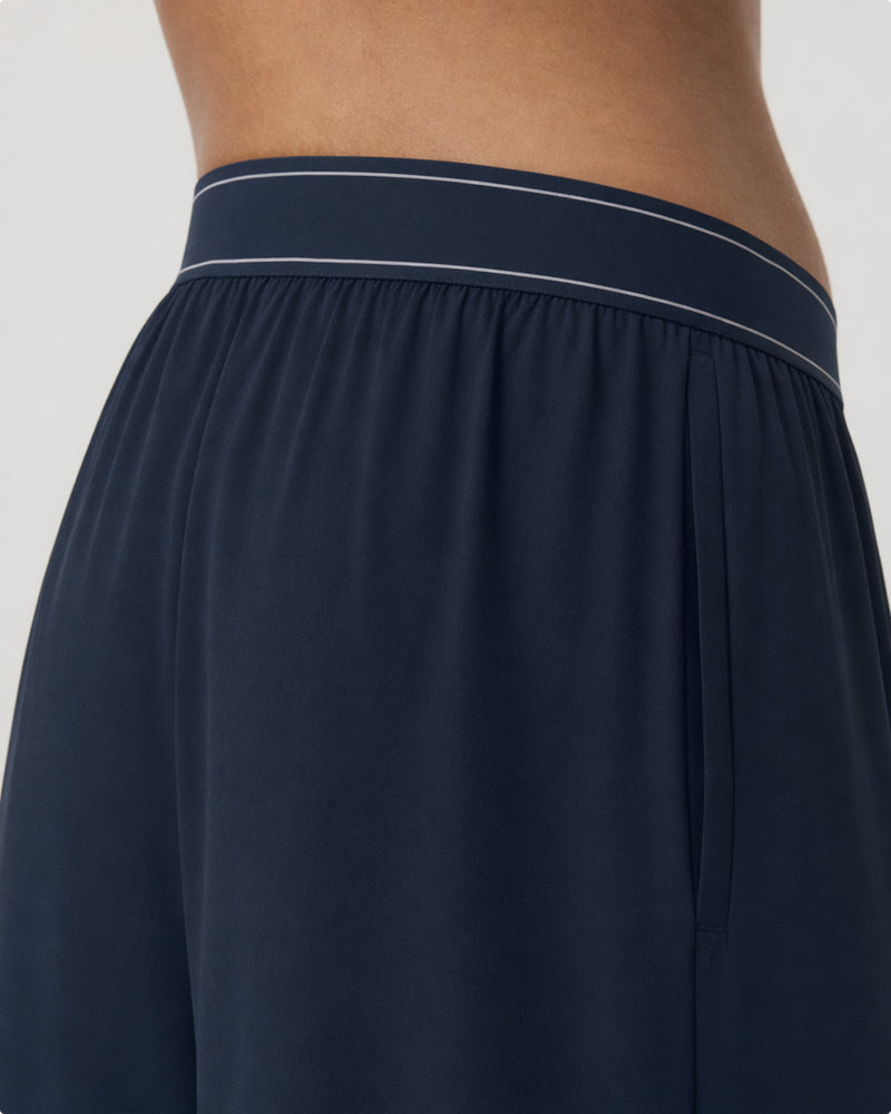 Orelia — Pantalón Palazzo de Caída Fluida