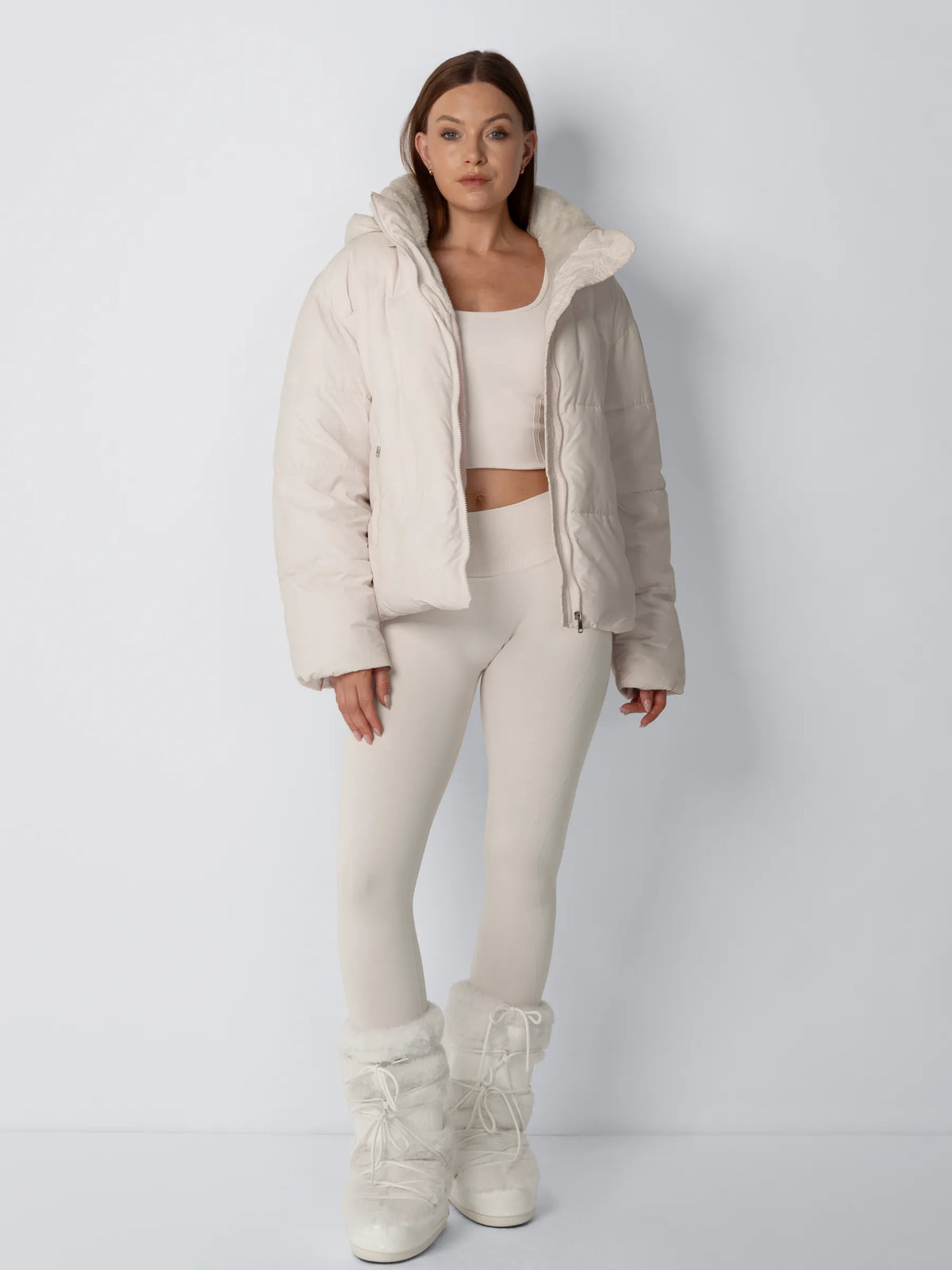 Élodie — Chaqueta Acolchada con Capucha Desmontable