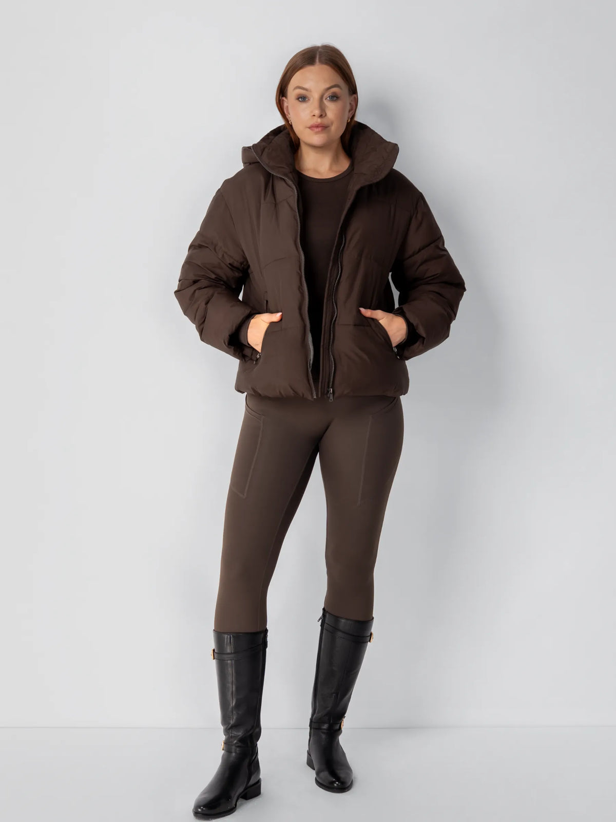 Élodie — Chaqueta Acolchada con Capucha Desmontable