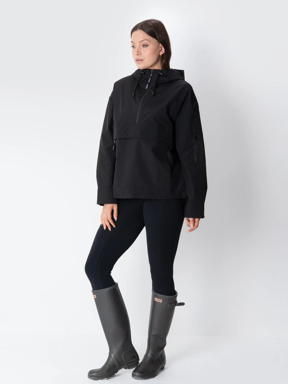 Nébula — Sudadera Oversize Impermeable con Capucha
