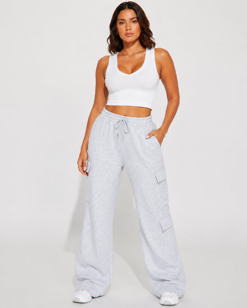 Dectara — Pantalón Cargo Wide-Leg