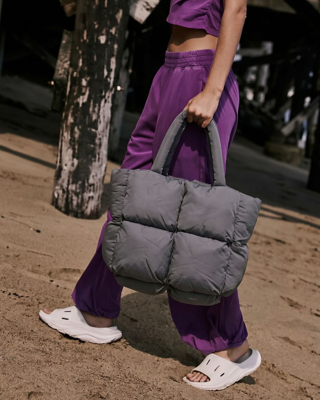 Nuvéa — Bolso Tote Acolchado