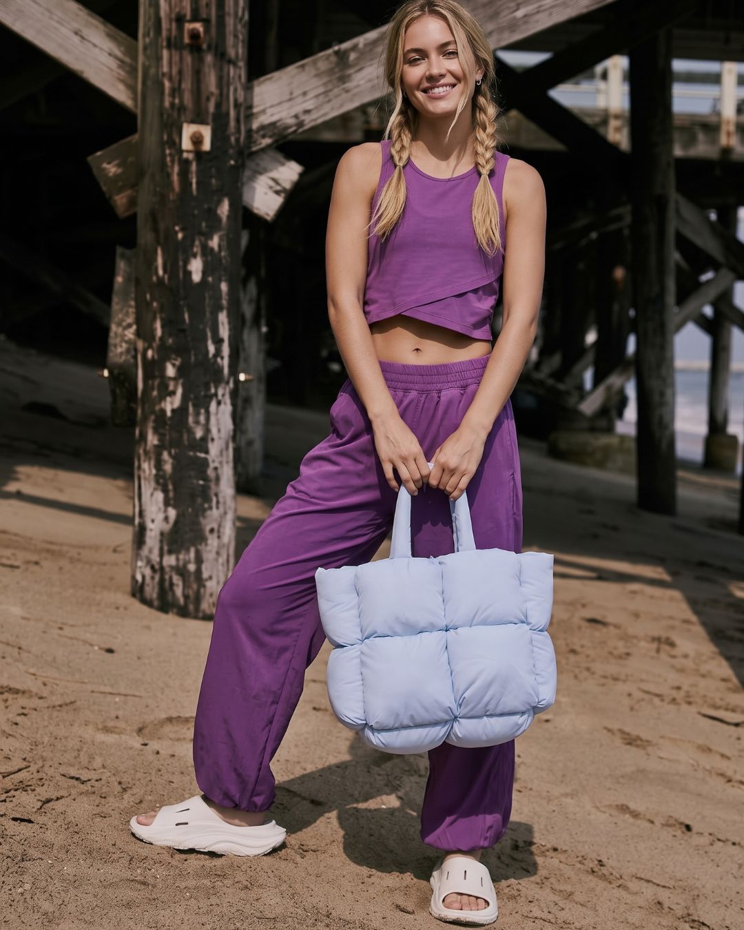 Nuvéa — Bolso Tote Acolchado