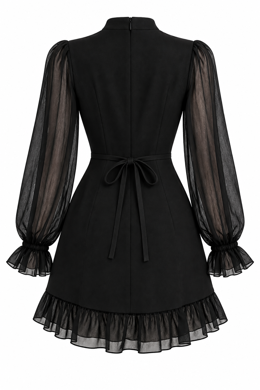 Élunéa — Mini Vestido de Gasa