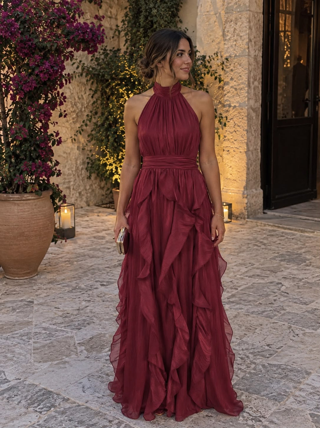 Juliette — Vestido Largo Halter
