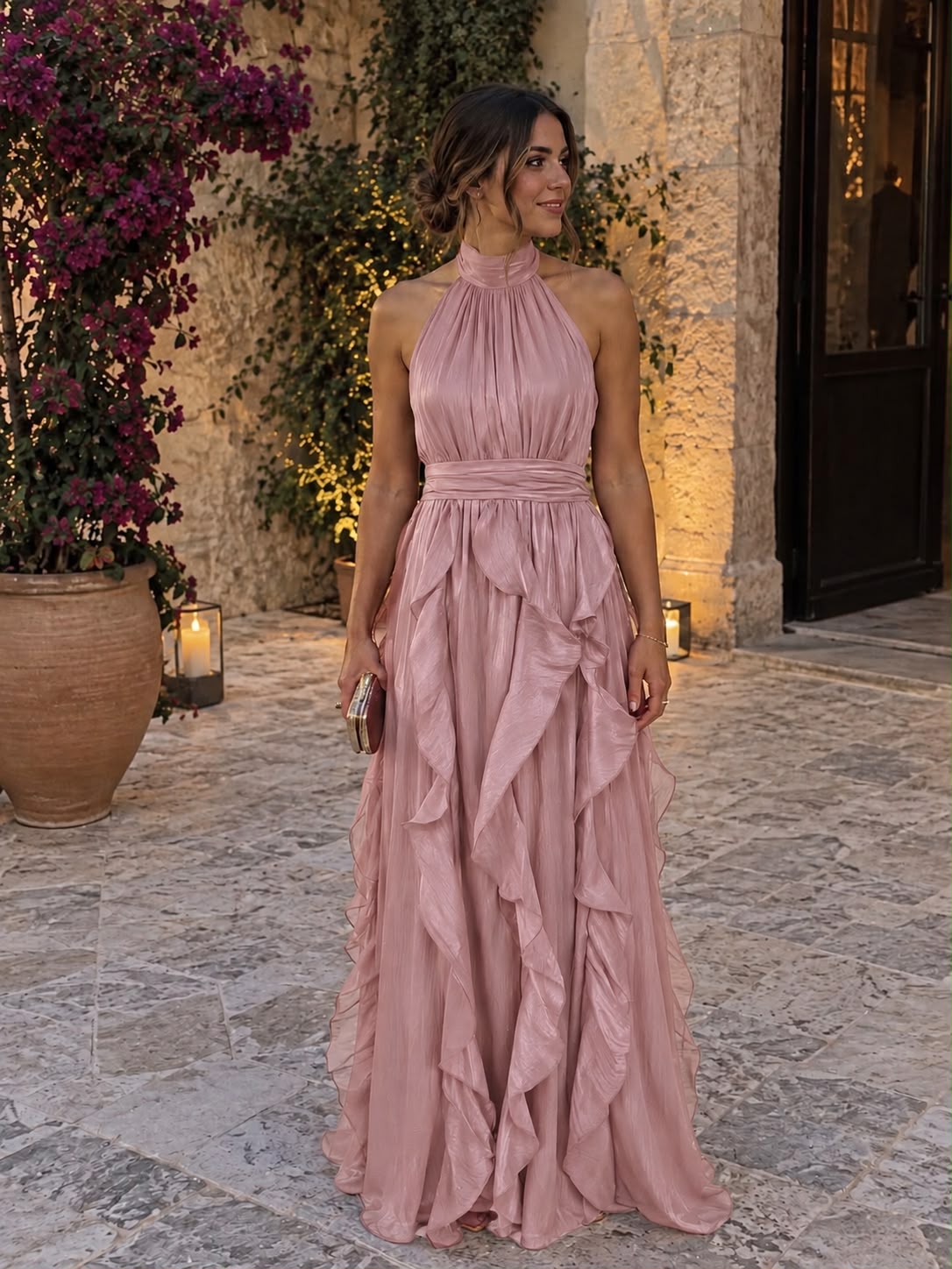 Juliette — Vestido Largo Halter