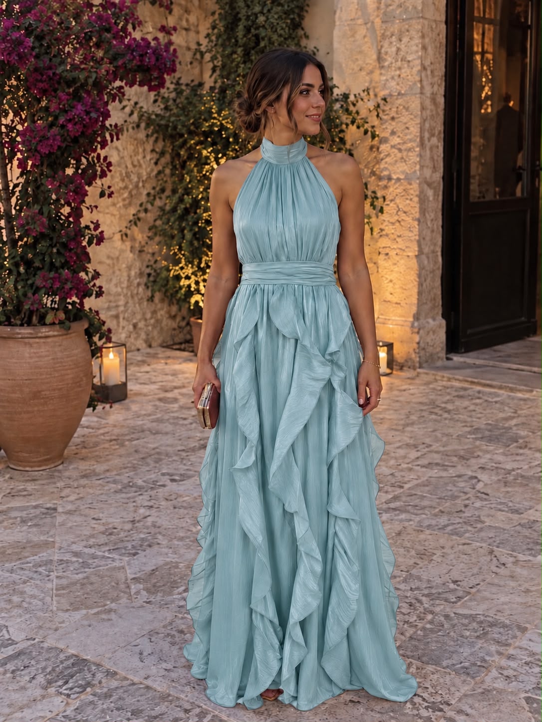 Juliette — Vestido Largo Halter