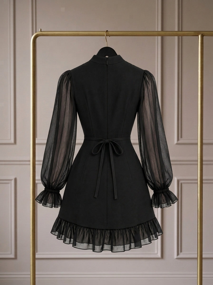 Élunéa — Mini Vestido de Gasa
