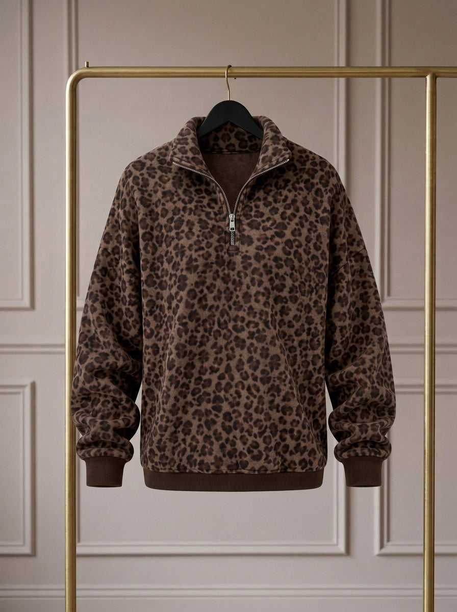 Félina — Jersey Oversize Half-Zip