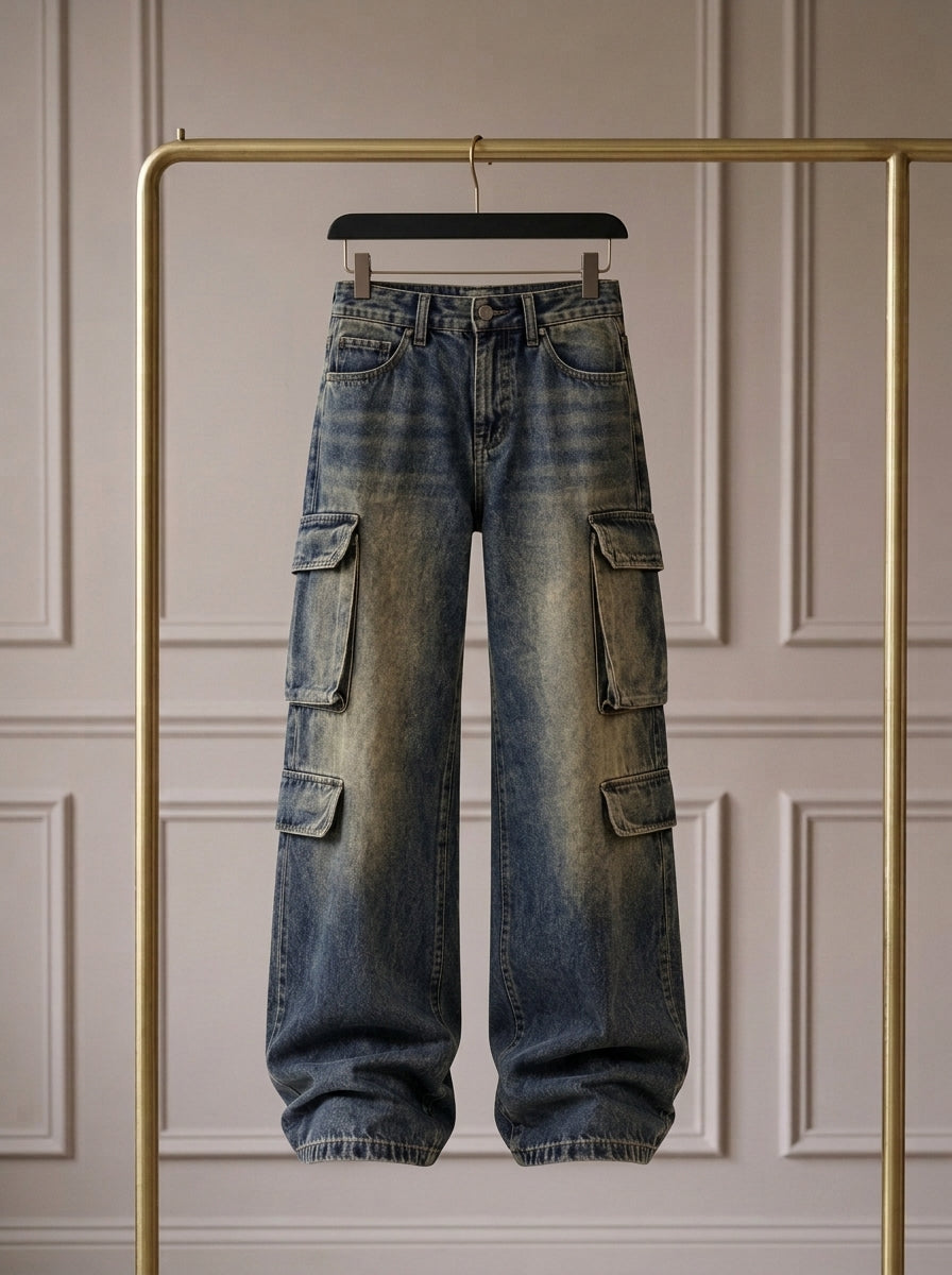 Ryven — Vaquero Cargo Wide-Leg