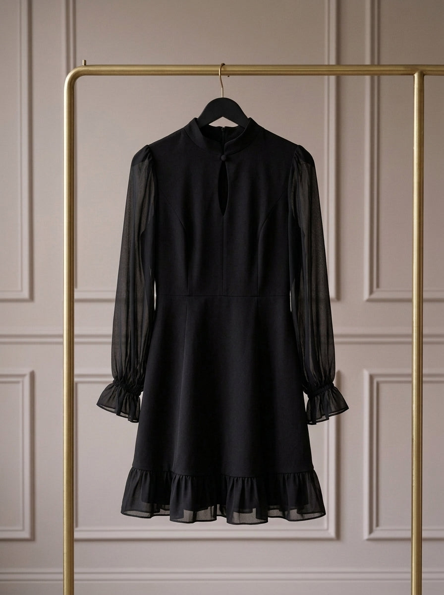 Élunéa — Mini Vestido de Gasa