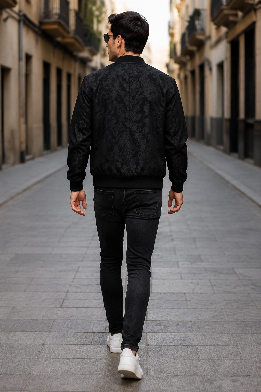 Mael — Chaqueta Bomber Jacquard