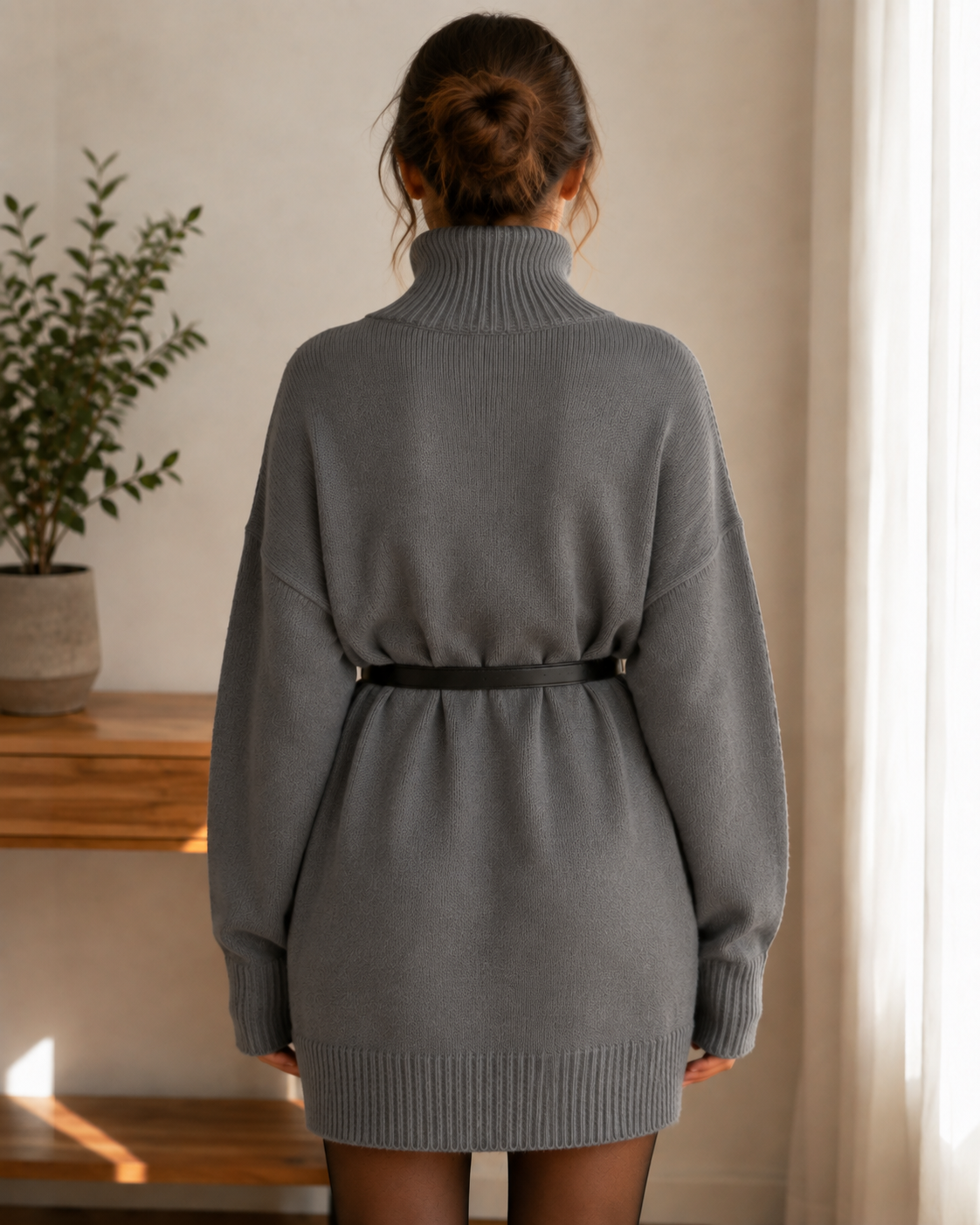 Elartys — Jersey Oversize de Cuello Alto