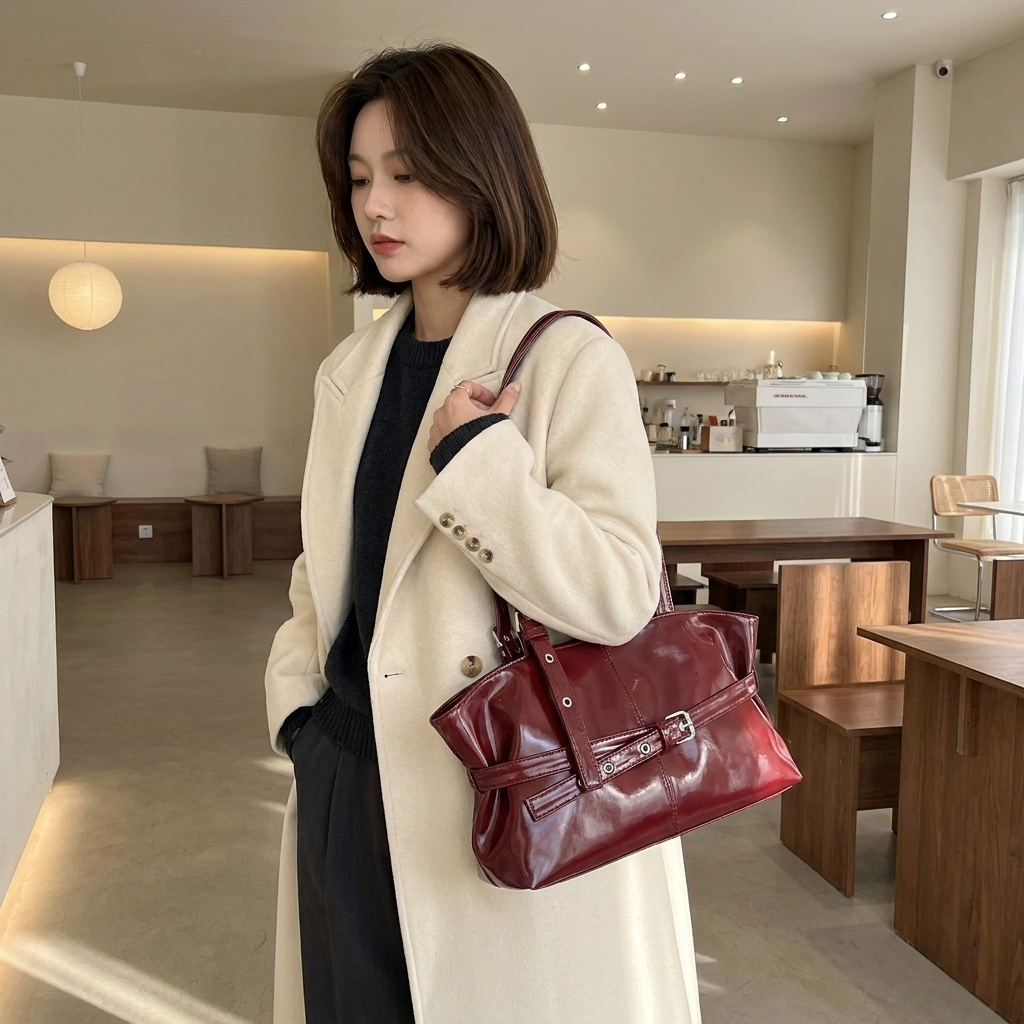 Margaux — Bolso Shopper de Efecto Vintage