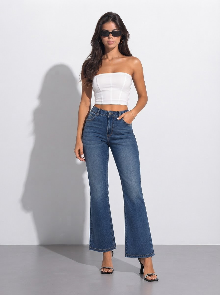 Avyra — Jeans Slim Flare Stretch