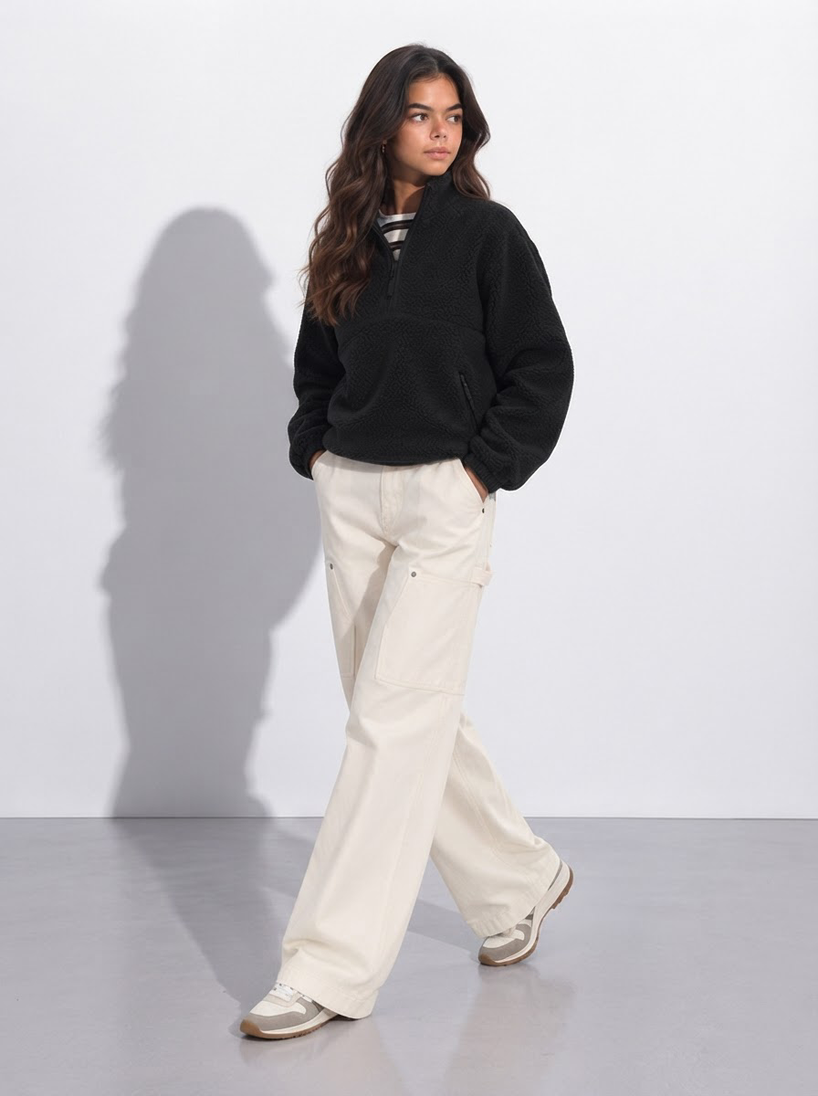 Norvelle — Jersey Fleece Half-Zip