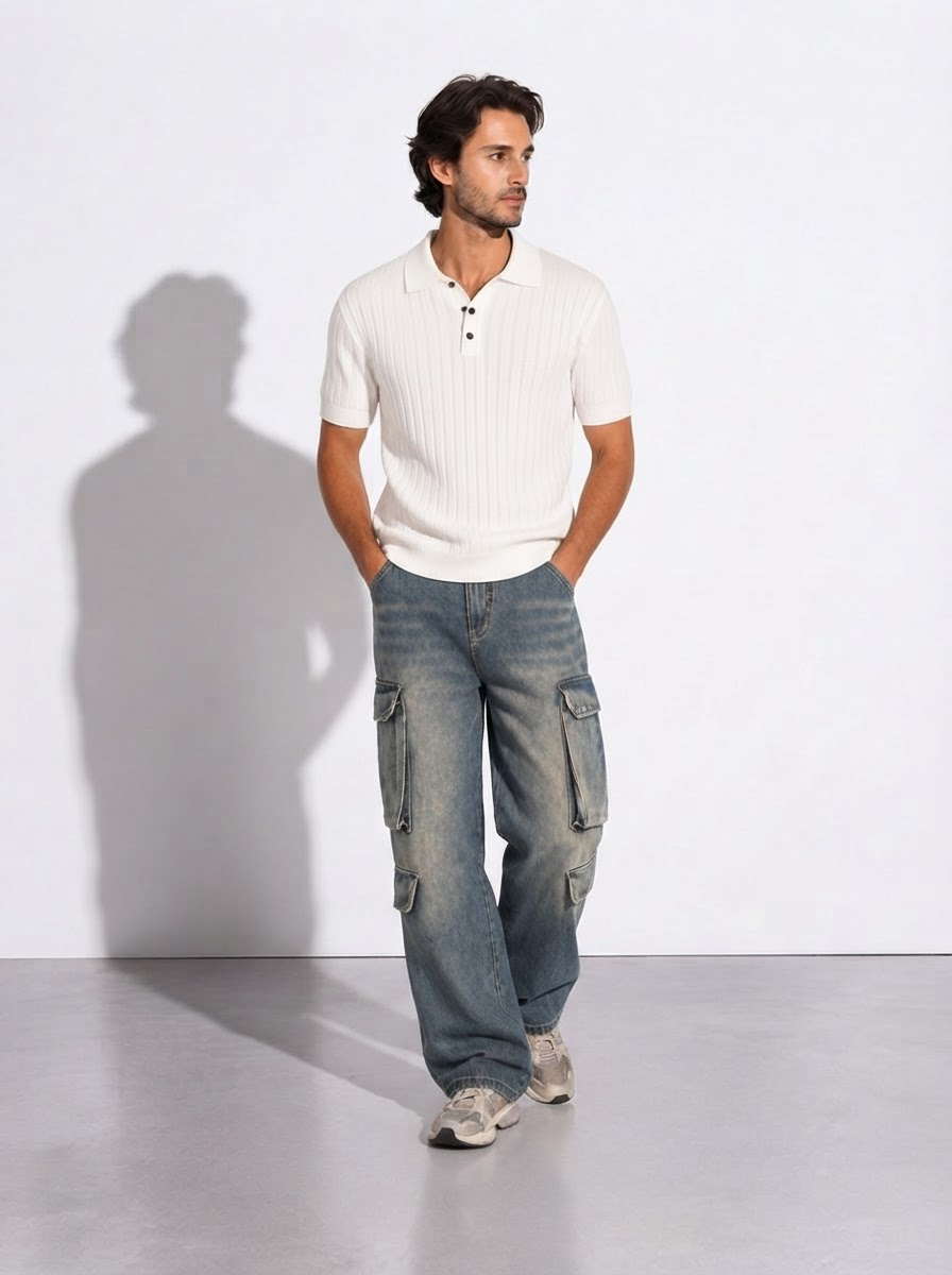 Ryven — Vaquero Cargo Wide-Leg