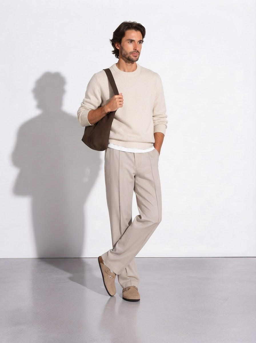 Sonora — Pantalón Wide-Leg de Pinzas