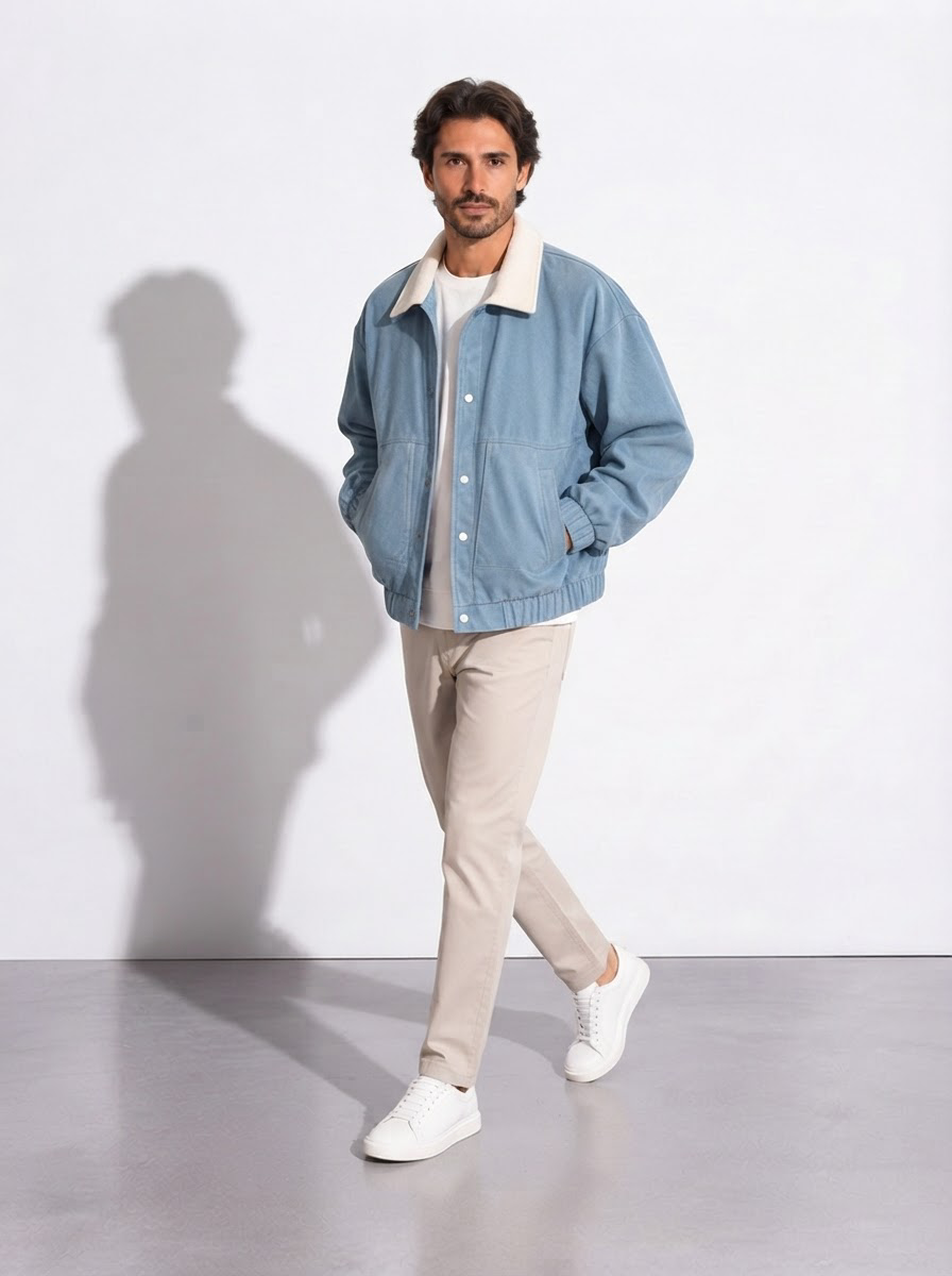 Néstor — Chaqueta Oversize de Entretiempo