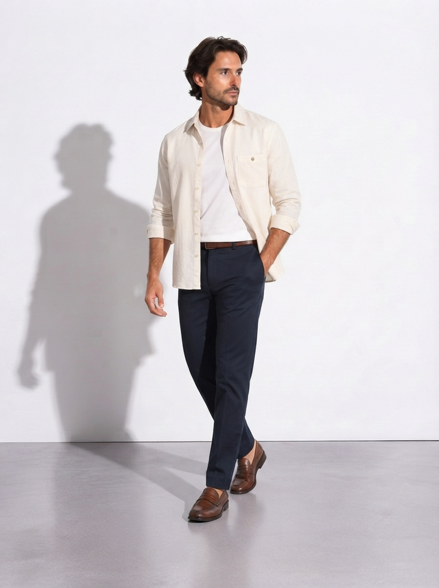 Elvar — Pantalón de Corte Recto y Elegancia Relajada