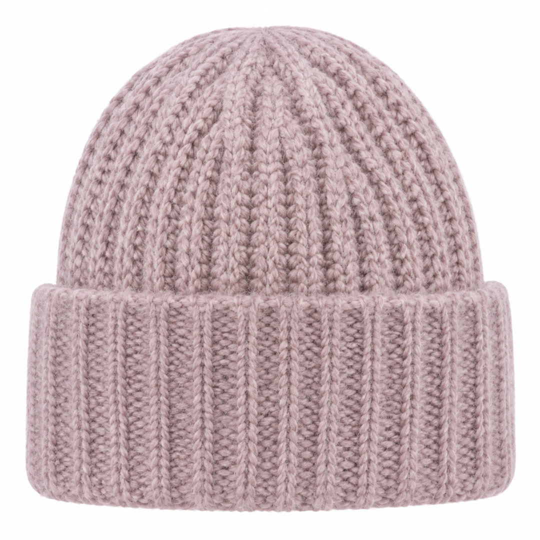 Noélie — Gorro de Punto Acanalado Envolvente