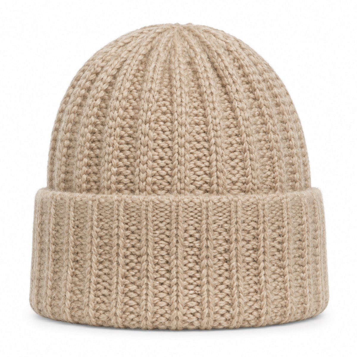 Noélie — Gorro de Punto Acanalado Envolvente