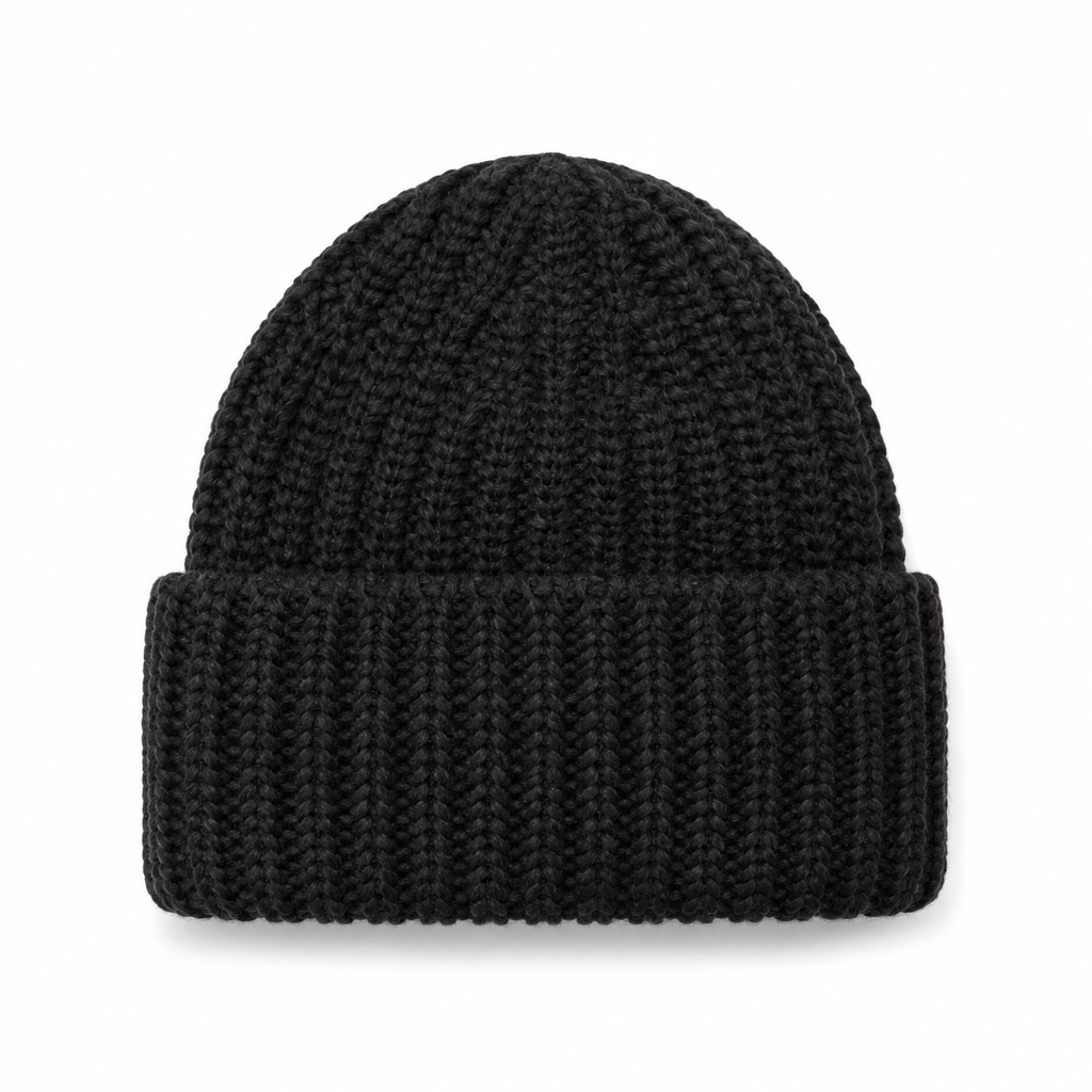 Noélie — Gorro de Punto Acanalado Envolvente