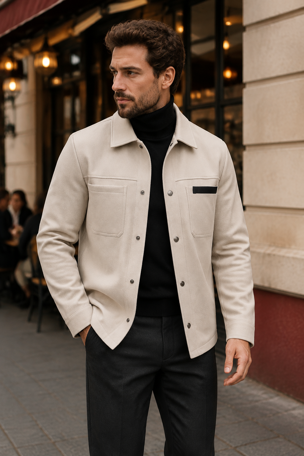 Orvan — Sobrecamisa Estructurada de Estilo Refinado