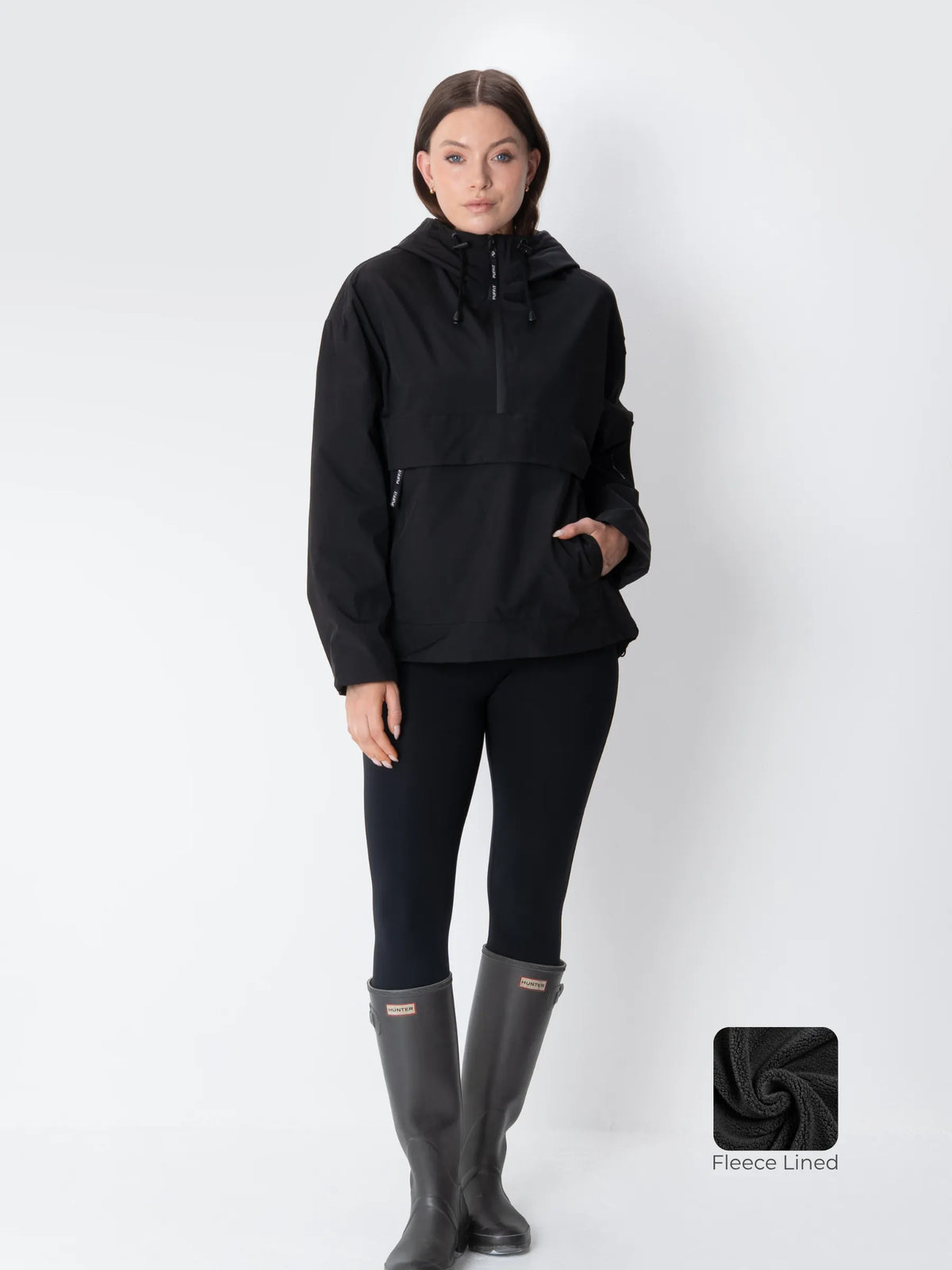 Nébula — Sudadera Oversize Impermeable con Capucha