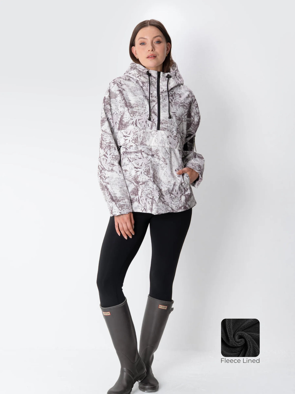 Nébula — Sudadera Oversize Impermeable con Capucha