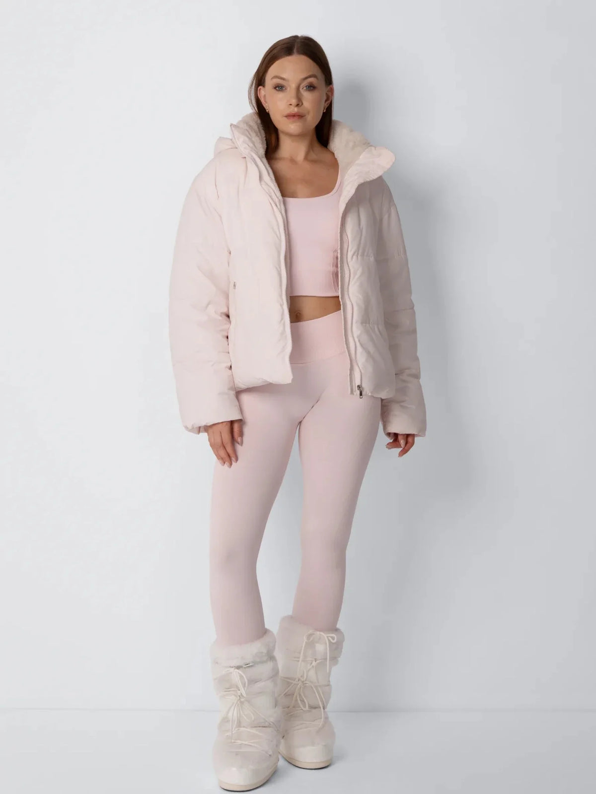 Élodie — Chaqueta Acolchada con Capucha Desmontable