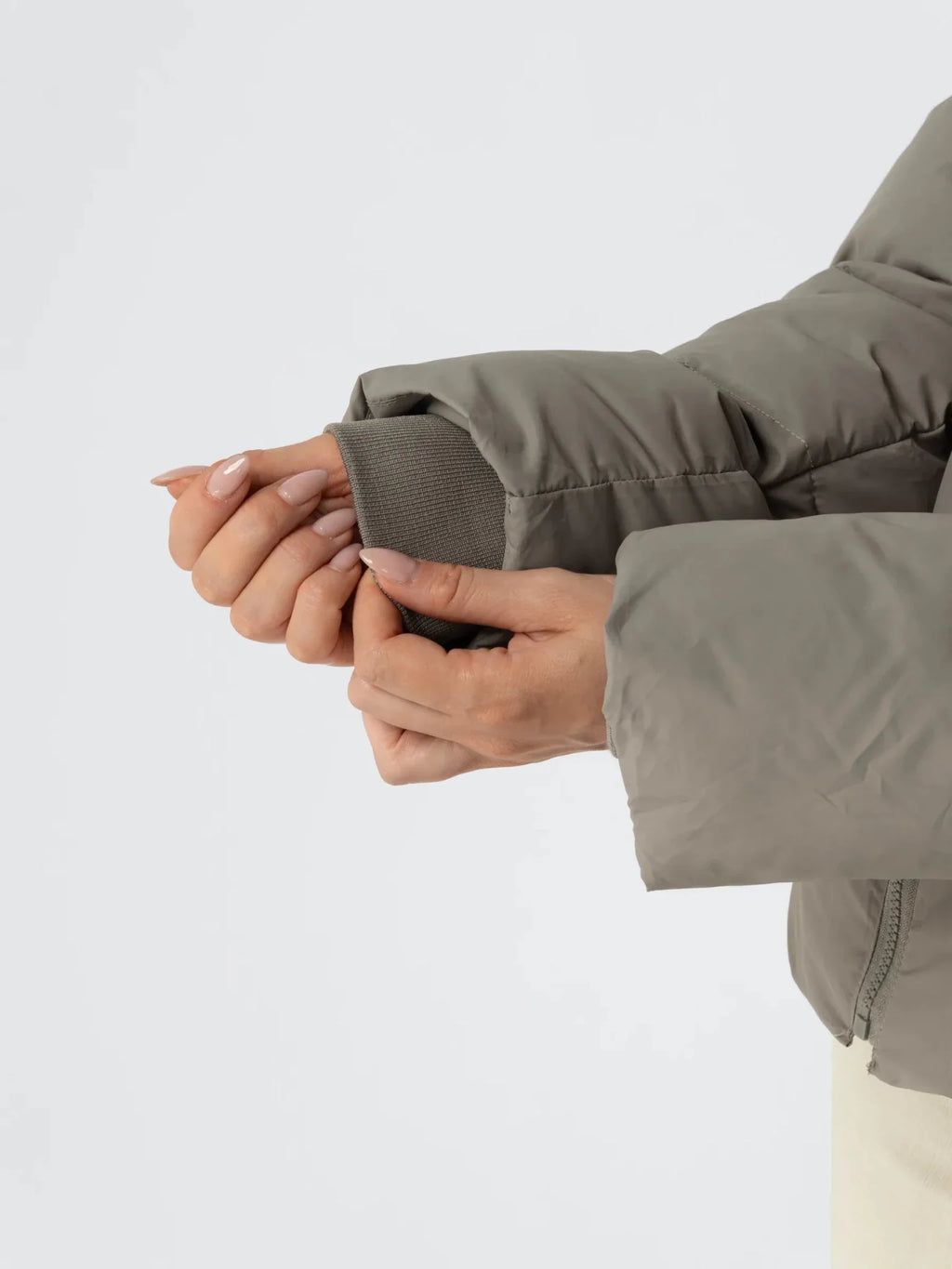 Élodie — Chaqueta Acolchada con Capucha Desmontable