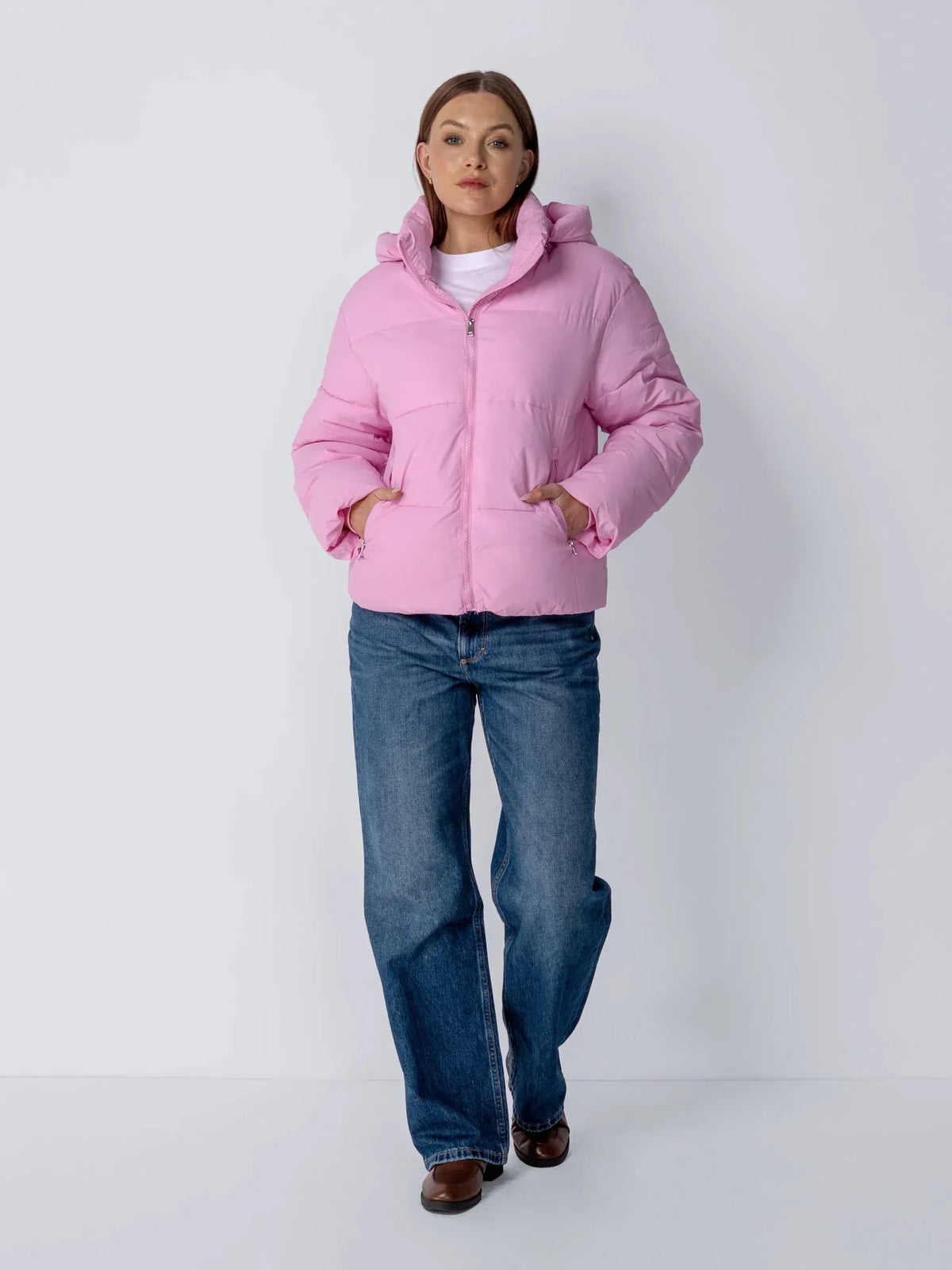 Élodie — Chaqueta Acolchada con Capucha Desmontable