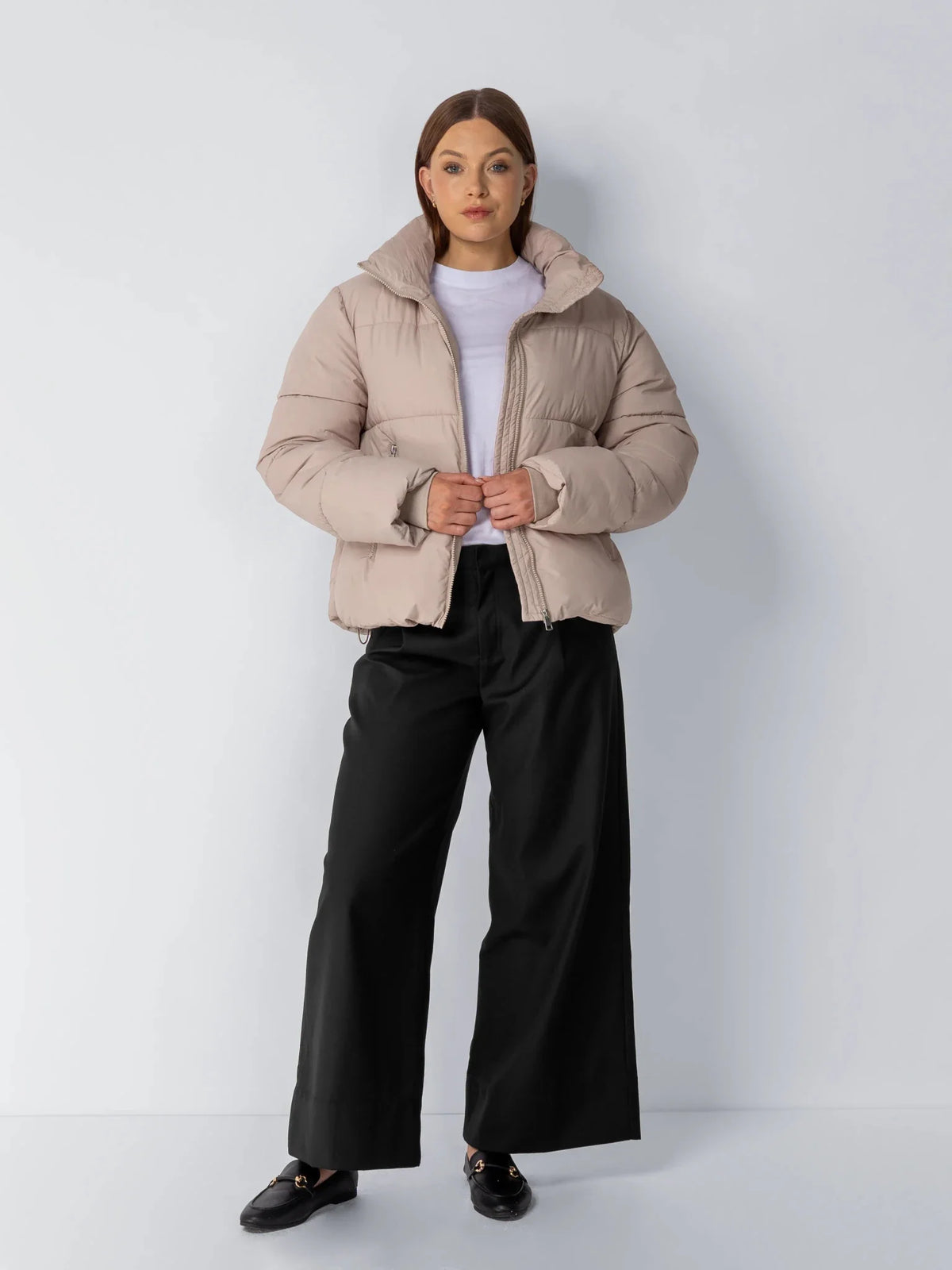 Élodie — Chaqueta Acolchada con Capucha Desmontable