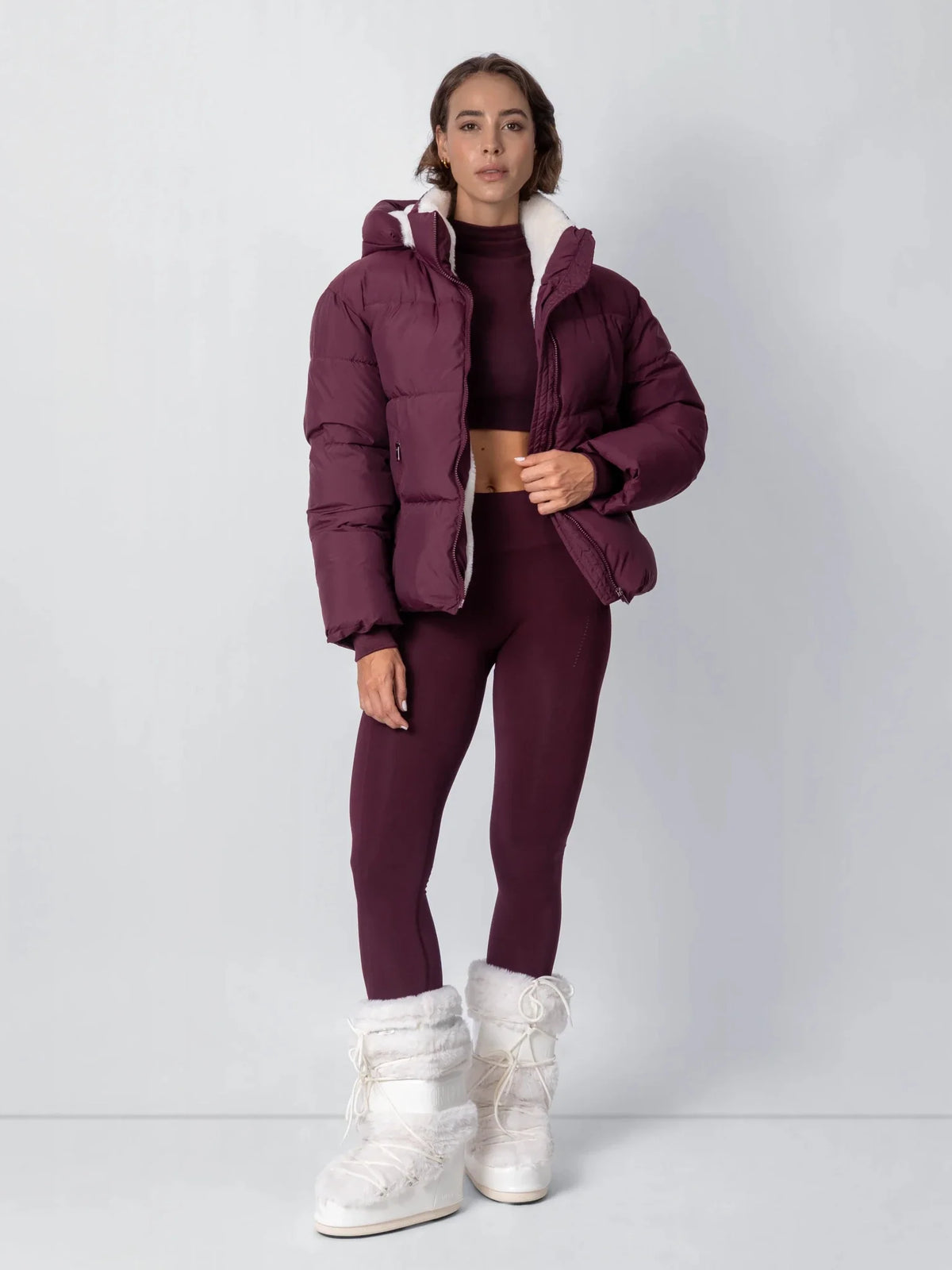 Élodie — Chaqueta Acolchada con Capucha Desmontable