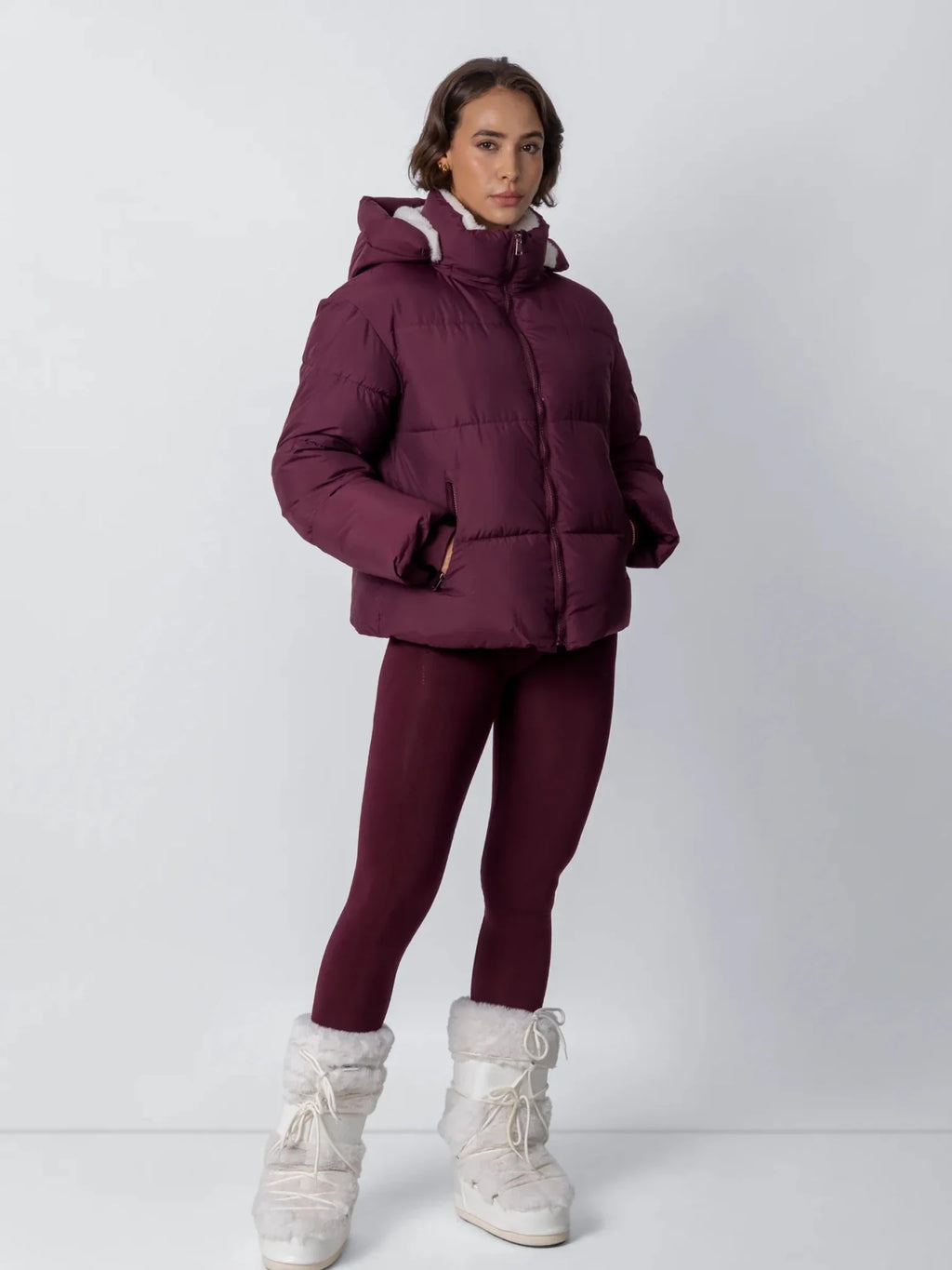 Élodie — Chaqueta Acolchada con Capucha Desmontable