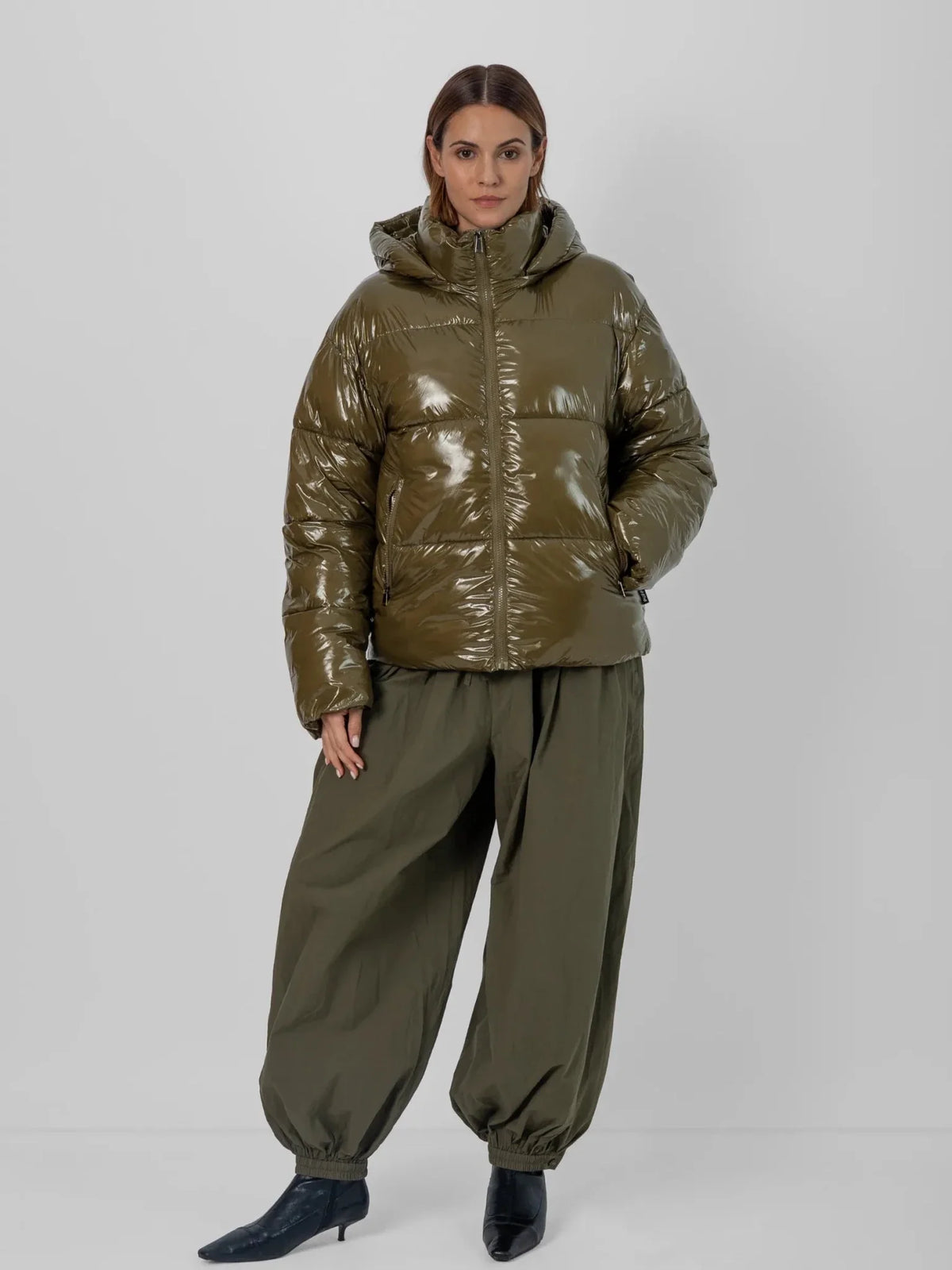 Élodie — Chaqueta Acolchada con Capucha Desmontable